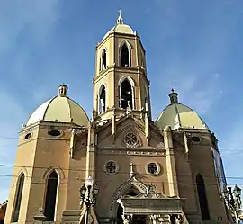 Blick auf die Parroquia de Nuestra Señora de Guadalupe