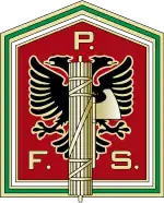 Flagge Albaniens während der faschistischen Herrschaft