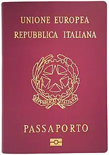 Reisepass der Italienischen Republik