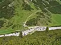 Hahntennjoch Passhöhe