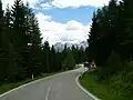 Passo San Antonio Blick in südlicher Richtung.