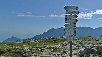 Der
Passo Grosté mit Blickrichtung Nordosten in das Val Flavona