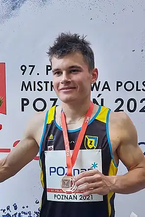 Patryk Sieradzki in Posen 2021