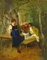 Zecher und Schanktochter (1879)