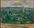Paul Cézanne:Landschaft bei Melun