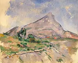 Paul Cezanne: Mont Sainte-Victoire heute Eremitage,St. Petersburg