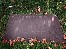 Paul Müller-Zürich (1898–1993) Komponist. Hedwig Müller-Welti (1897–1969) Sopranistin. Grab, Friedhof Enzenbühl, Zürich
