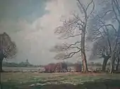 Gemälde: Landschaft bei Kleve (um 1970)