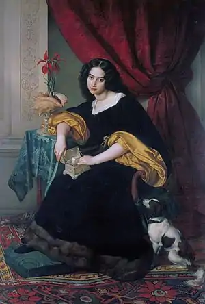 Julius Hübner: Porträt der Pauline Hübner, 1829, Alte Nationalgalerie, Berlin