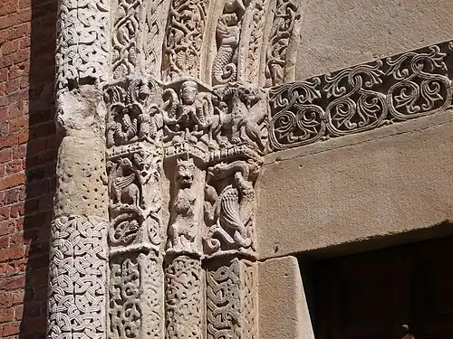 Detail des Portals.