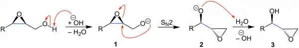 Reaktionsmechanismus der Payne-Umlagerung