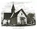 Zeichnung der Kirche Notre-Dame-de-l’Assomption