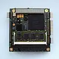PC/104-plus-CPU-Modul mit Embedded Pentium MMX 166 MHz (Tillamook)