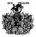 Familienwappen der Peller bei Siebmacher, 1703