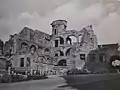 Ruine des Pellerhauses 1945