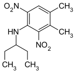 Strukturformel von Pendimethalin