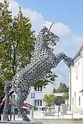 Einhorn. Perger Wappentier