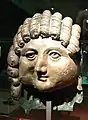 Bronzekopf aus Qaryat al-Faw, 1. Jahrhundert v. Chr.
