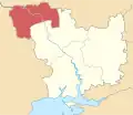 Rajon Perwomajsk in der Ukraine