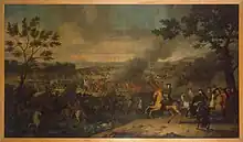Peter der Große in der Schlacht von Poltawa
