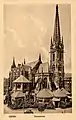 Peterskirche Leipzig, Ansichtskarte, um 1910