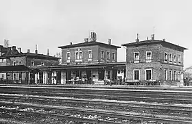Empfangsgebäude um 1910