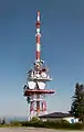 Funkturm auf der Spitze des Pfänder