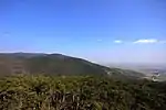 Blick von der Theresienwarte auf den Pfaffstättner Kogel