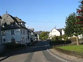 Hauptstraße im Zentrum