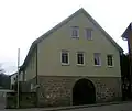 Die Turn- und Festhalle in Untersteinbach
