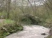 Historische „Pfarrbrücke“ über die Ohrn in Untersteinbach (2008)