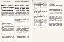 Faksimile von einem Polen-Erlass, 8. März 1940