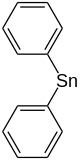Strukturformel von Diphenylzinn