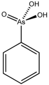 Strukturformel von Phenylarsonsäure