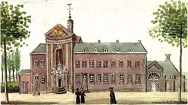 Ansicht des Klosters um 1850