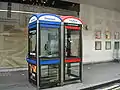 Moderne Telefonzelle, Typ KX plus internet