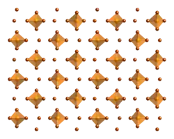 Kristallstruktur von Phosphorpentabromid