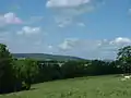 Typische Hügellandschaft im Naturpark