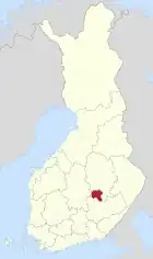 Lage von Pieksämäki in Finnland
