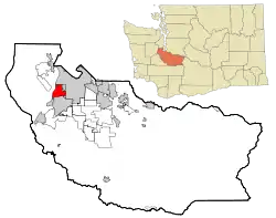 Lage in Washington