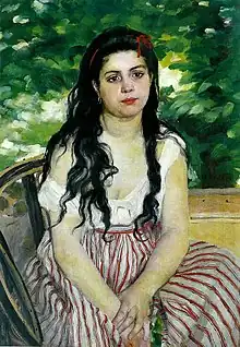 Pierre-Auguste Renoir:Im Sommer (1868)