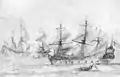 Zwei Kriegsschiffe, um 1674, Musée Bonnat, Bayonne