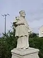 Statue des hl. Johann Nepomuk auf der alten Altmühlbrücke
