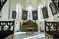 Chor mit den Epitaphen der Bewohner der Burg Dijksterhuis