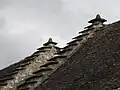 Hausdächer in mittelalterlichem Baustil