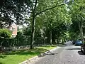 Typisches Straßenbild: eine ruhige und gepflegte Wohnstraße