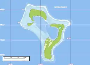 Karte des Atolls