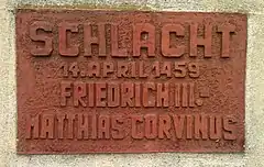 Bildstock auf dem Lampelfeld zwischen Pinkafeld und Riedlingsdorf mit Inschrift