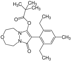 Strukturformel von Pinoxaden