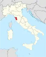 Lage innerhalb Italiens
